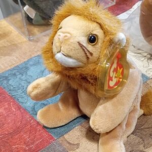 Ty Plush Lion Roarey The Lion